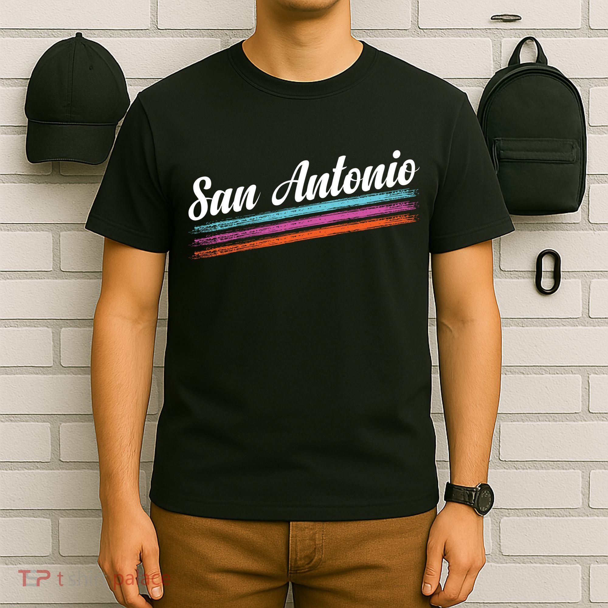 Classic San Antonio Throwback Retro Sports Fan T-Shirt
