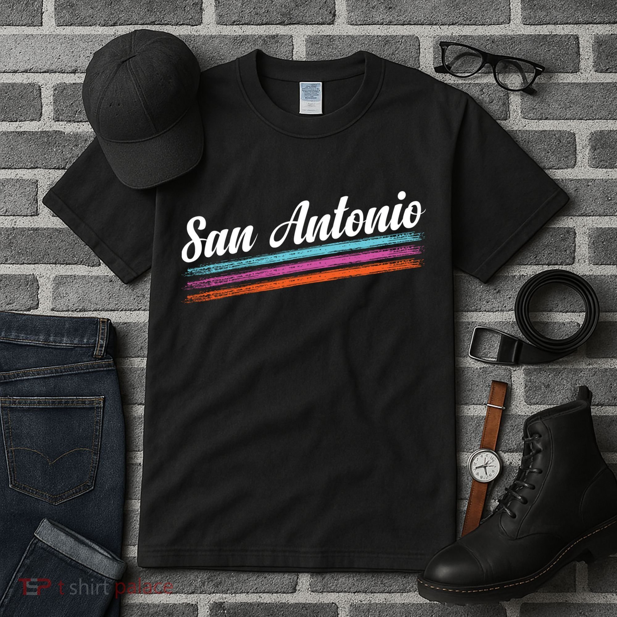 Classic San Antonio Throwback Retro Sports Fan Tall T-Shirt