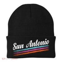 Classic San Antonio Throwback Retro Sports Fan Beanie thumb 0