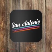Classic San Antonio Throwback Retro Sports Fan Coaster thumb 0