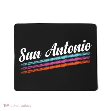 Classic San Antonio Throwback Retro Sports Fan Mousepad