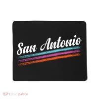 Classic San Antonio Throwback Retro Sports Fan Mousepad thumb 0