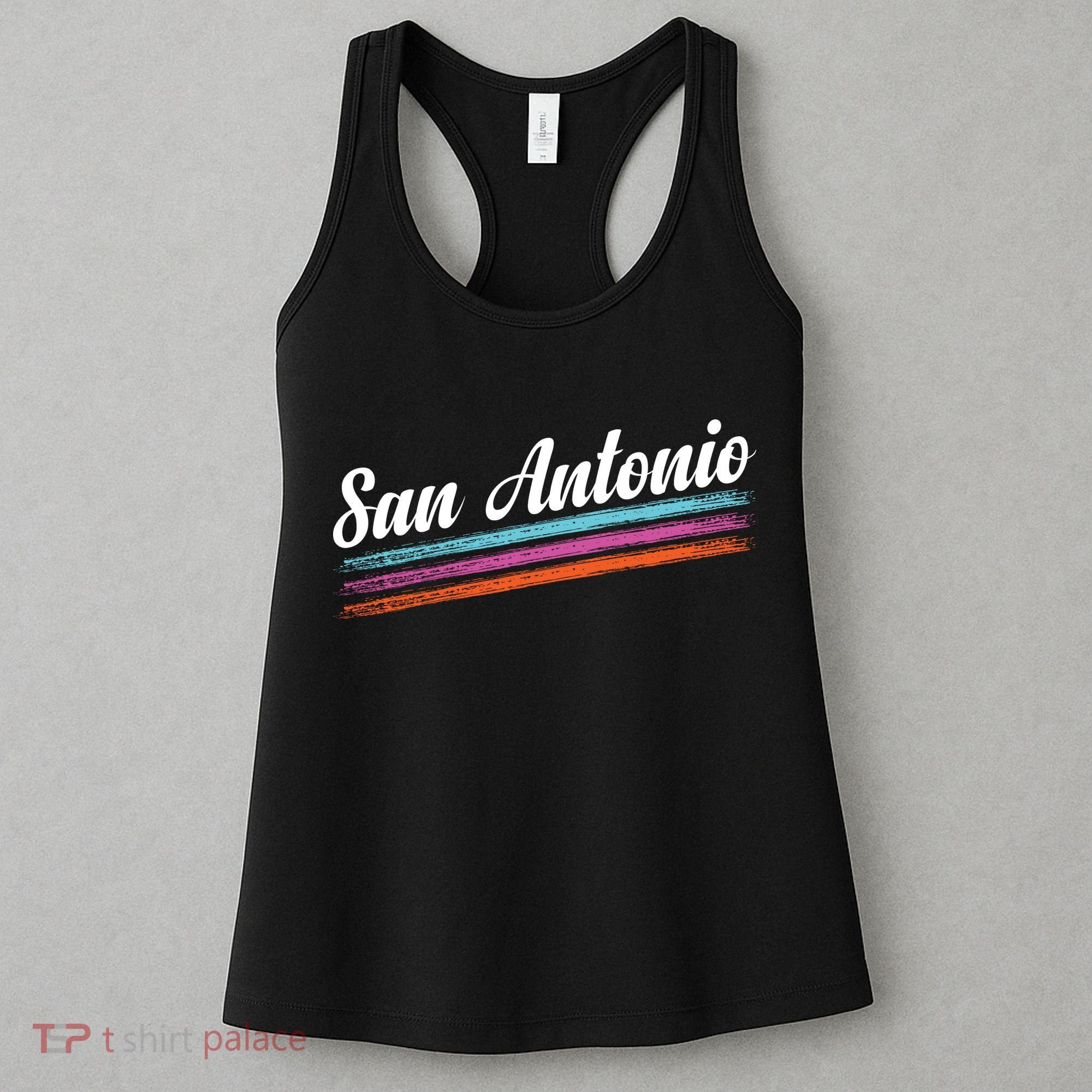 Classic San Antonio Throwback Retro Sports Fan Women's Tank Top