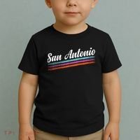 Classic San Antonio Throwback Retro Sports Fan Toddler T-Shirt thumb 2