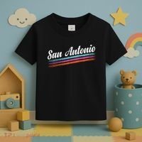 Classic San Antonio Throwback Retro Sports Fan Toddler T-Shirt thumb 3