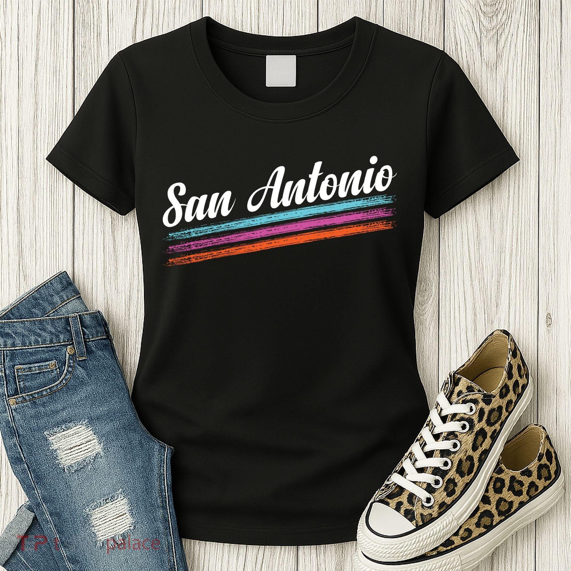 Classic San Antonio Throwback Retro Sports Fan Women's T-Shirt