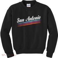 Classic San Antonio Throwback Retro Sports Fan Kids Sweatshirt thumb 0