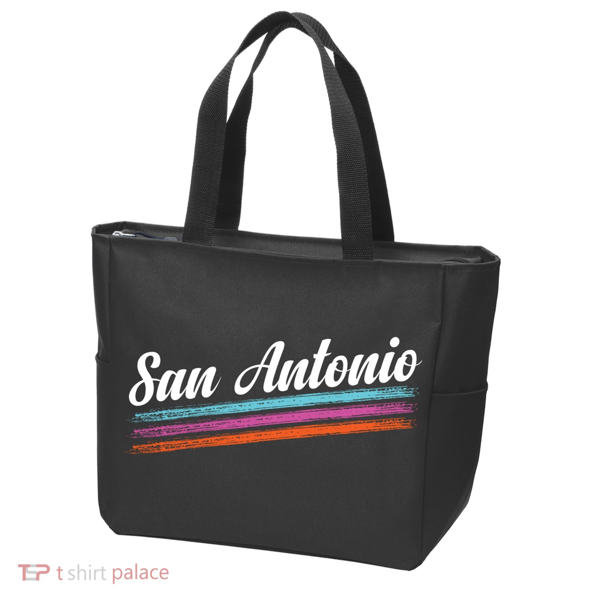Classic San Antonio Throwback Retro Sports Fan Tote Bag