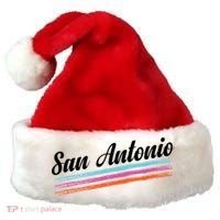 Classic San Antonio Throwback Retro Sports Fan Santa Hat thumb 0