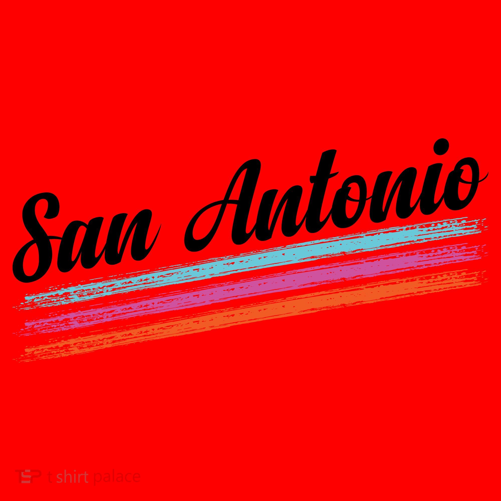 Classic San Antonio Throwback Retro Sports Fan Santa Hat