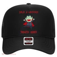 Cute Save A Vampire Donate Blood Vampire Halloween Hat thumb 0