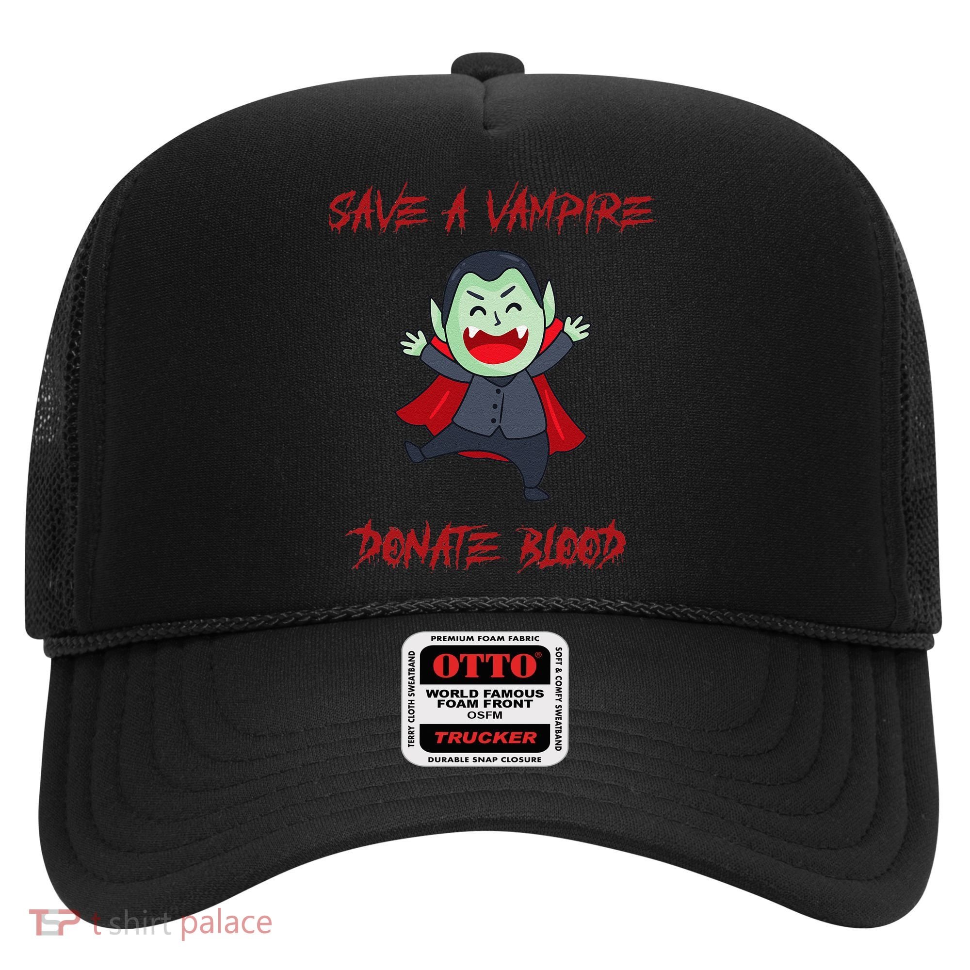 Cute Save A Vampire Donate Blood Vampire Halloween Hat