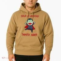 Cute Save A Vampire Donate Blood Vampire Halloween Hoodie thumb 2