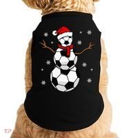 Christmas Soccer Ball Winter Snowman Doggie Tank thumb 0