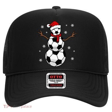 Christmas Soccer Ball Winter Snowman Hat