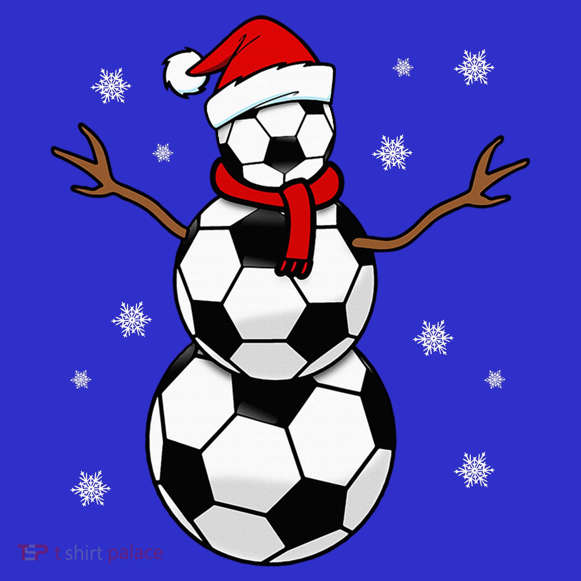Christmas Soccer Ball Winter Snowman Toddler Hoodie