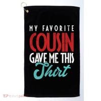 Cousin Sister Brother Uncle Aunt Niece Nephew Gift Golf Towel thumb 0
