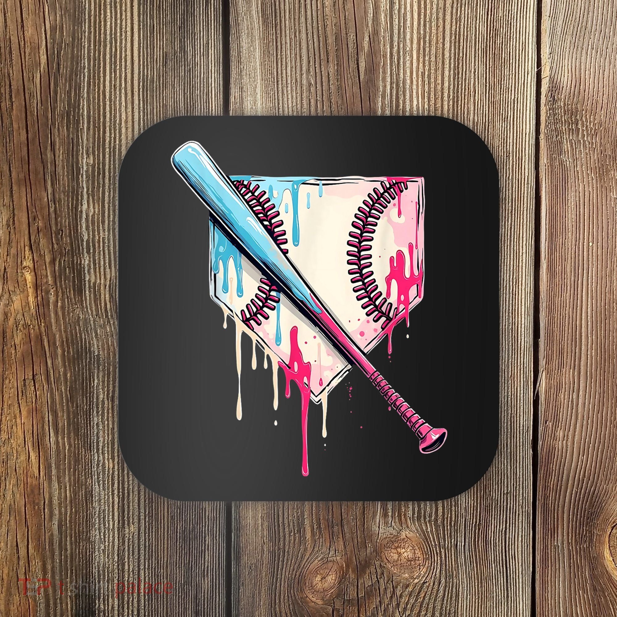 Cool Sport Baseballhome Plate Drip With Sprinkles Drip Coaster