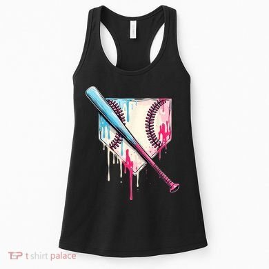 Cool Sport Baseballhome Plate Drip With Sprinkles Drip Women's Tank Top