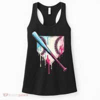 Cool Sport Baseballhome Plate Drip With Sprinkles Drip Women's Tank Top thumb 0