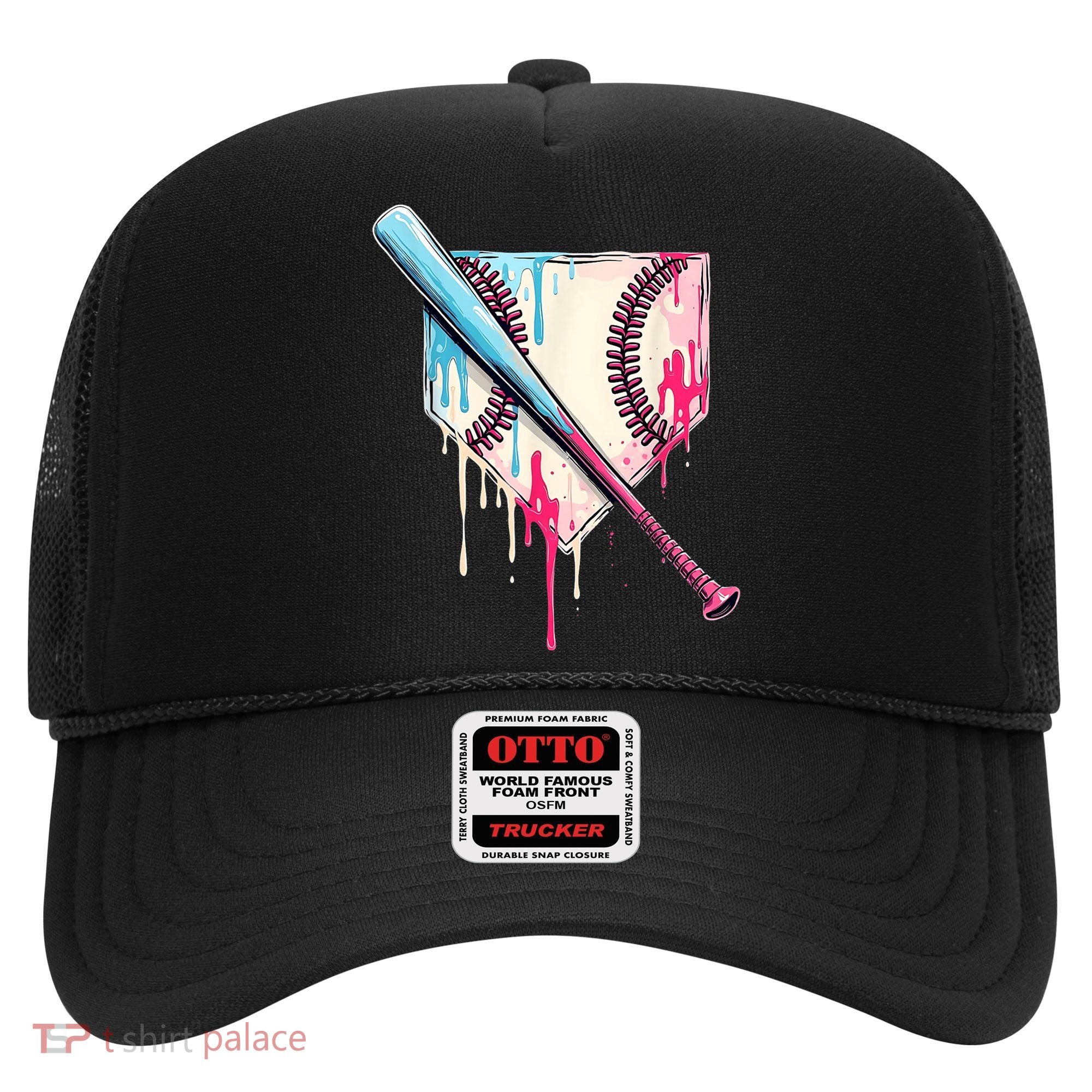Cool Sport Baseballhome Plate Drip With Sprinkles Drip Hat