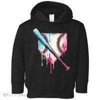 Cool Sport Baseballhome Plate Drip With Sprinkles Drip Toddler Hoodie thumb 0