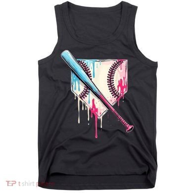 Cool Sport Baseballhome Plate Drip With Sprinkles Drip Tank Top