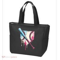Cool Sport Baseballhome Plate Drip With Sprinkles Drip Tote Bag thumb 3