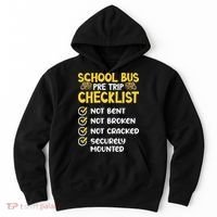 Cdl School Bus Driver Pretrip Trucking Retro Trucker Pride Hoodie thumb 0