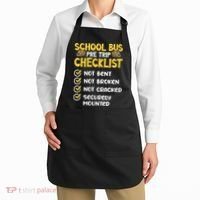 Cdl School Bus Driver Pretrip Trucking Retro Trucker Pride Apron thumb 2