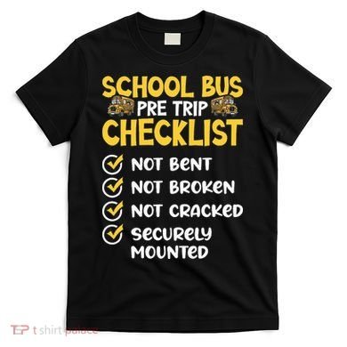 Cdl School Bus Driver Pretrip Trucking Retro Trucker Pride T-Shirt