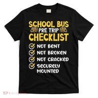 Cdl School Bus Driver Pretrip Trucking Retro Trucker Pride T-Shirt thumb 0