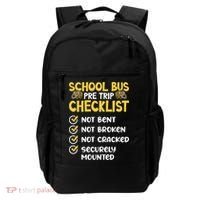 Cdl School Bus Driver Pretrip Trucking Retro Trucker Pride Backpack thumb 0