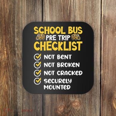 Cdl School Bus Driver Pretrip Trucking Retro Trucker Pride Coaster