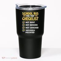 Cdl School Bus Driver Pretrip Trucking Retro Trucker Pride Tumbler thumb 0