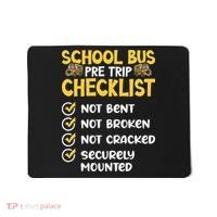 Cdl School Bus Driver Pretrip Trucking Retro Trucker Pride Mousepad thumb 0