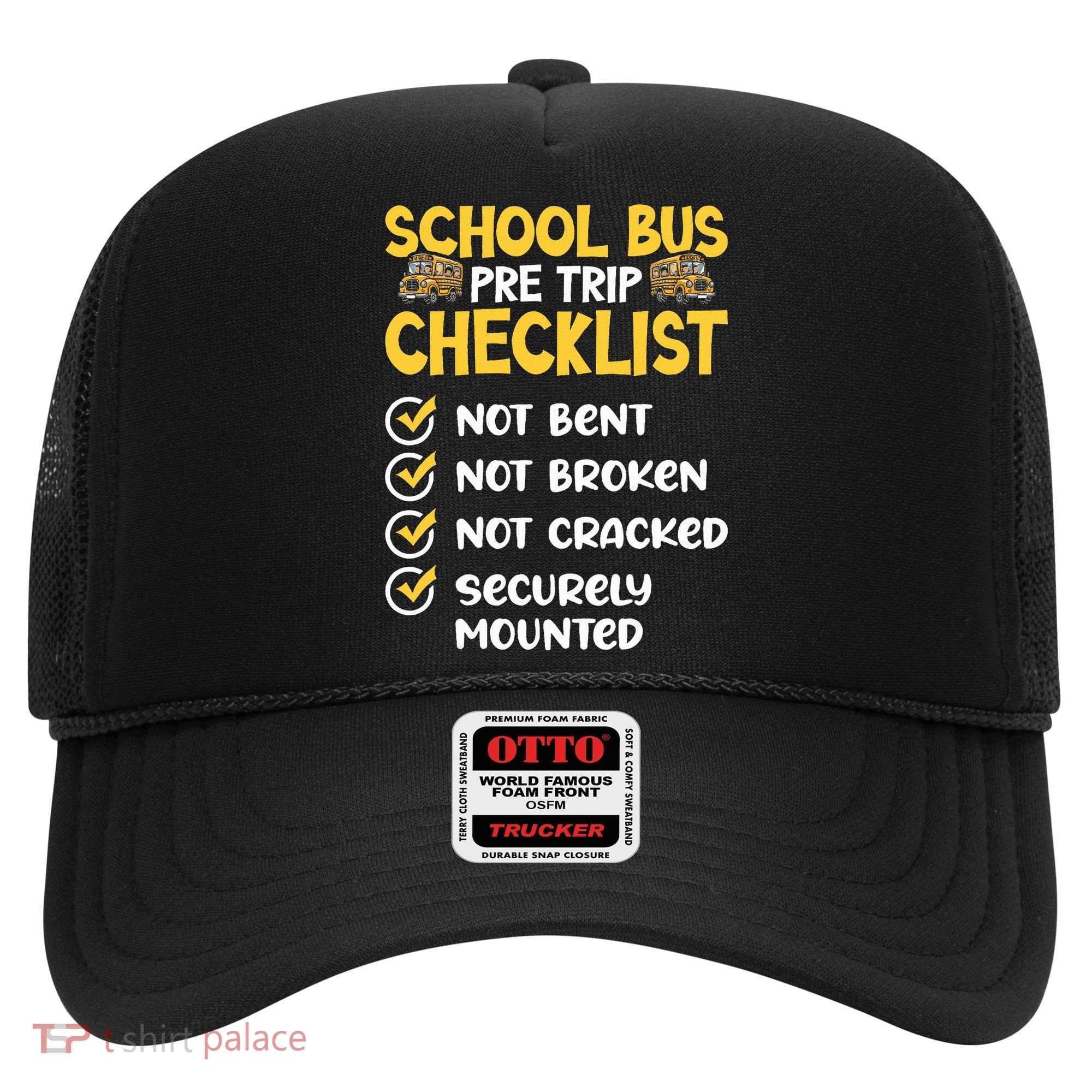 Cdl School Bus Driver Pretrip Trucking Retro Trucker Pride Hat