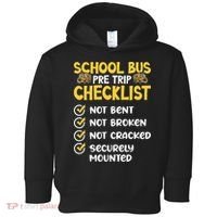 Cdl School Bus Driver Pretrip Trucking Retro Trucker Pride Toddler Hoodie thumb 0