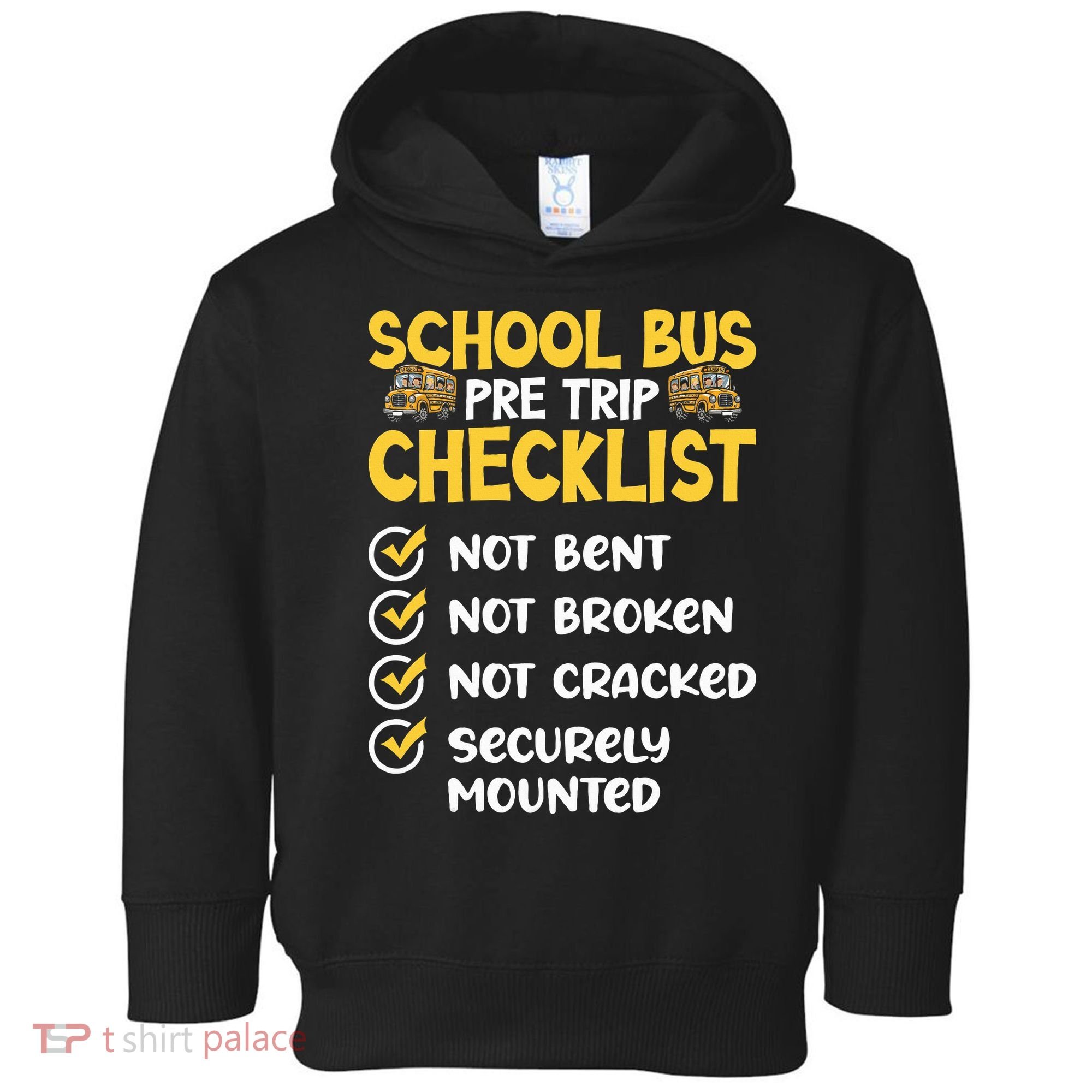 Cdl School Bus Driver Pretrip Trucking Retro Trucker Pride Toddler Hoodie