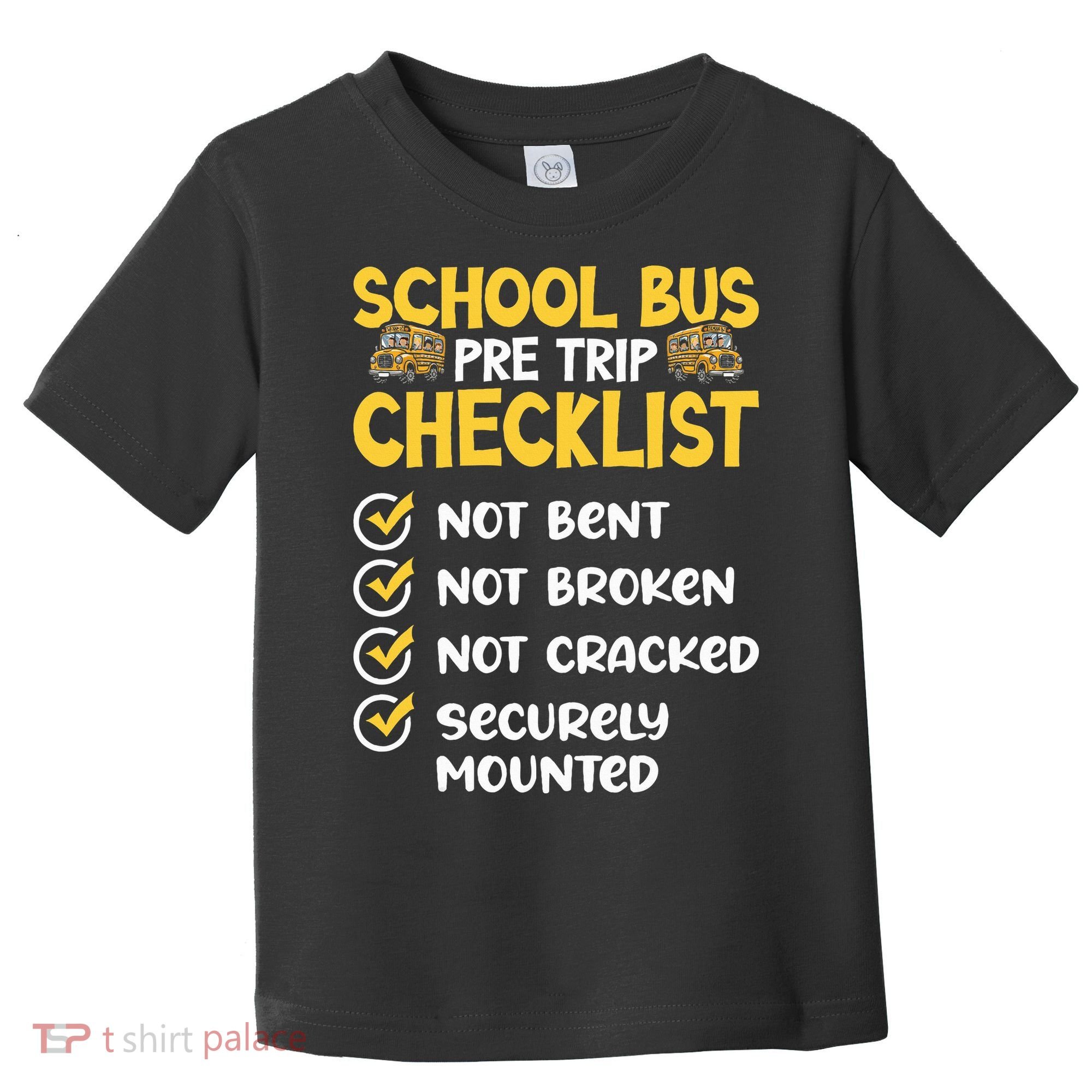 Cdl School Bus Driver Pretrip Trucking Retro Trucker Pride Toddler T-Shirt