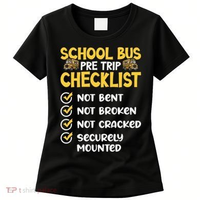 Cdl School Bus Driver Pretrip Trucking Retro Trucker Pride Women's T-Shirt