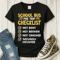 Cdl School Bus Driver Pretrip Trucking Retro Trucker Pride Women's T-Shirt thumb 3