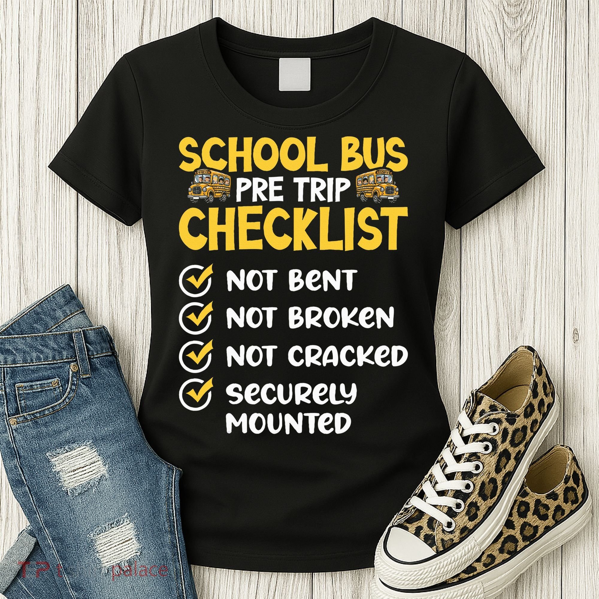 Cdl School Bus Driver Pretrip Trucking Retro Trucker Pride Women's T-Shirt