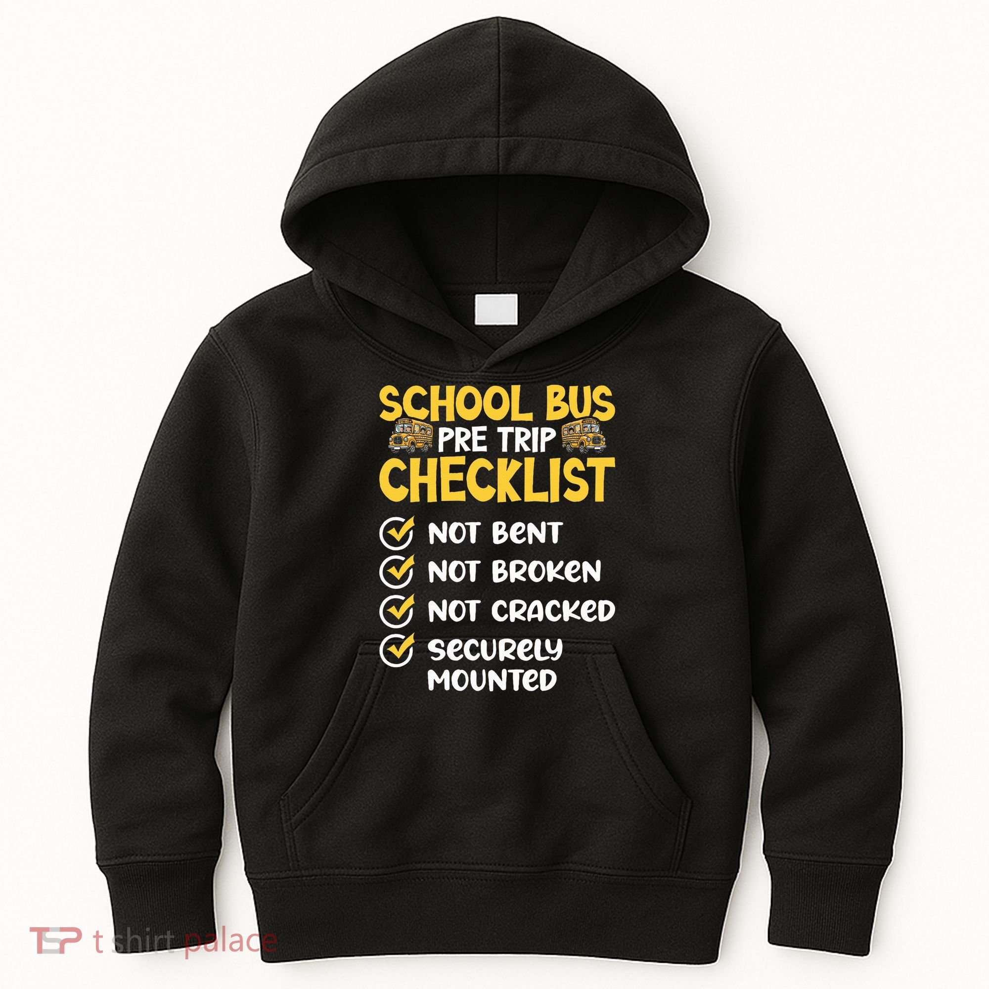 Cdl School Bus Driver Pretrip Trucking Retro Trucker Pride Kids Hoodie