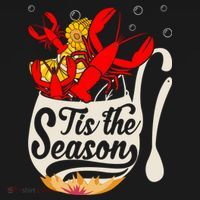 Crawfish Season Boil Funny Crayfish Eating Lobster Gift Doggie Tank thumb 4