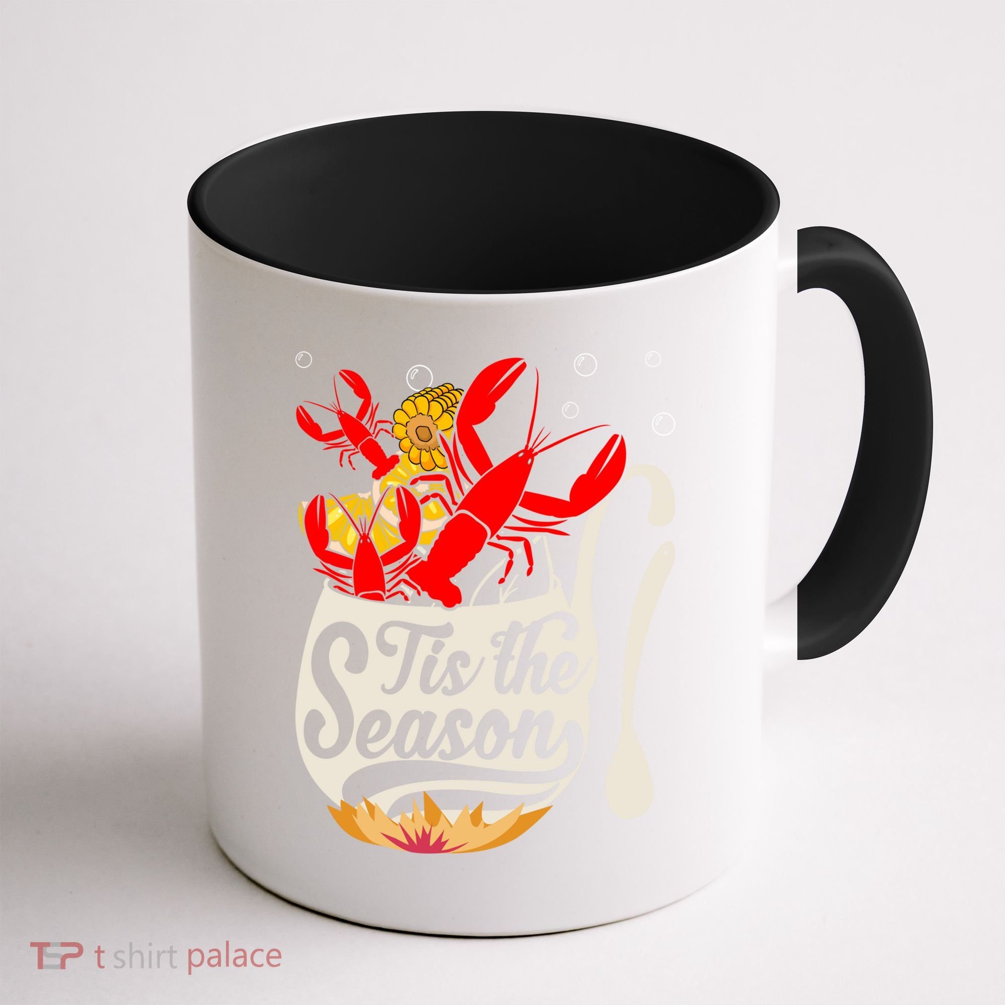 Crawfish Season Boil Funny Crayfish Eating Lobster Gift Coffee Mug
