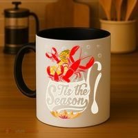 Crawfish Season Boil Funny Crayfish Eating Lobster Gift Coffee Mug thumb 4