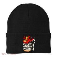 Crawfish Season Boil Funny Crayfish Eating Lobster Gift Beanie thumb 0