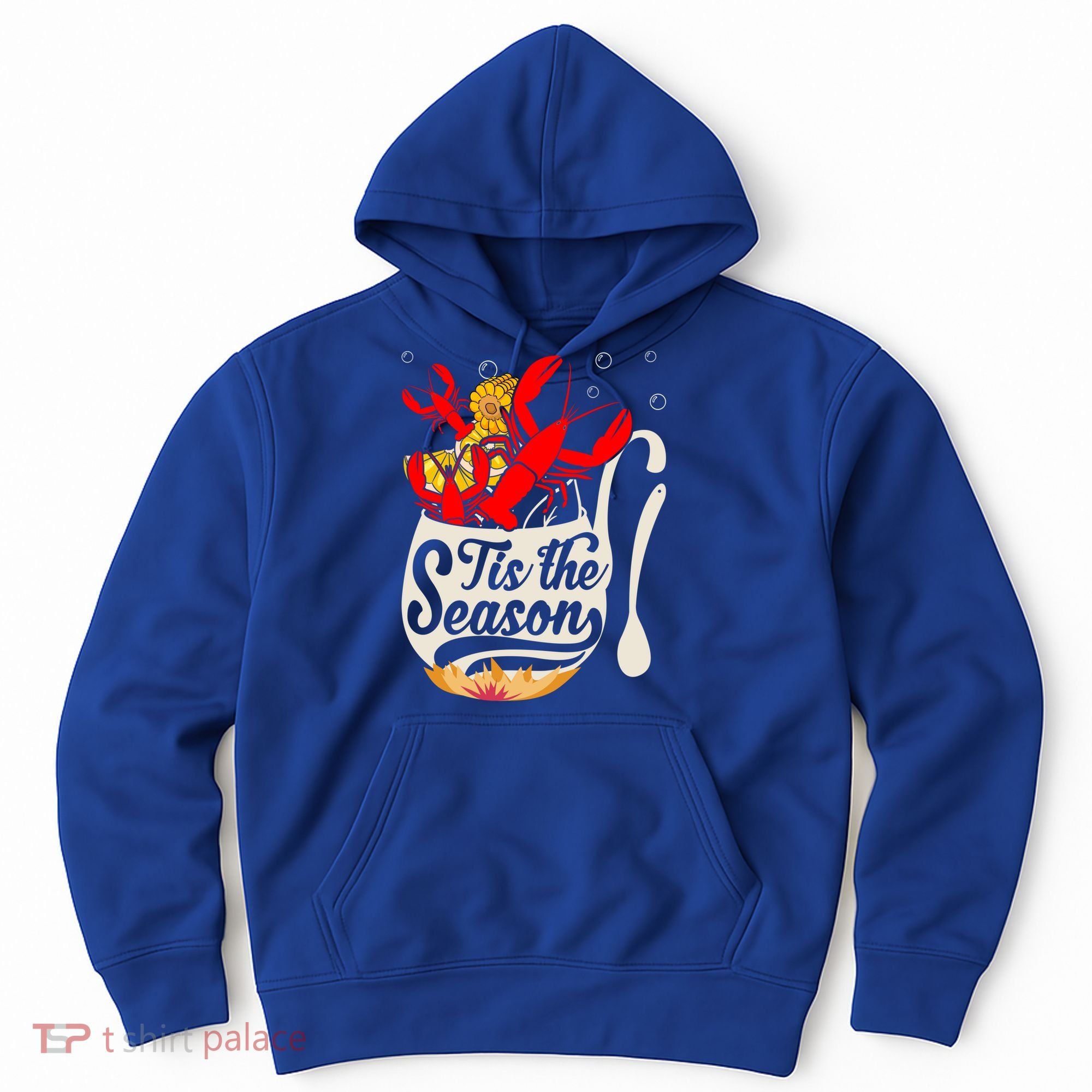 Crawfish Season Boil Funny Crayfish Eating Lobster Gift Hoodie