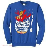 Crawfish Season Boil Funny Crayfish Eating Lobster Gift Sweatshirt thumb 0